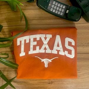 oversized xl university of texas austin longhorns embroidered t shirt !